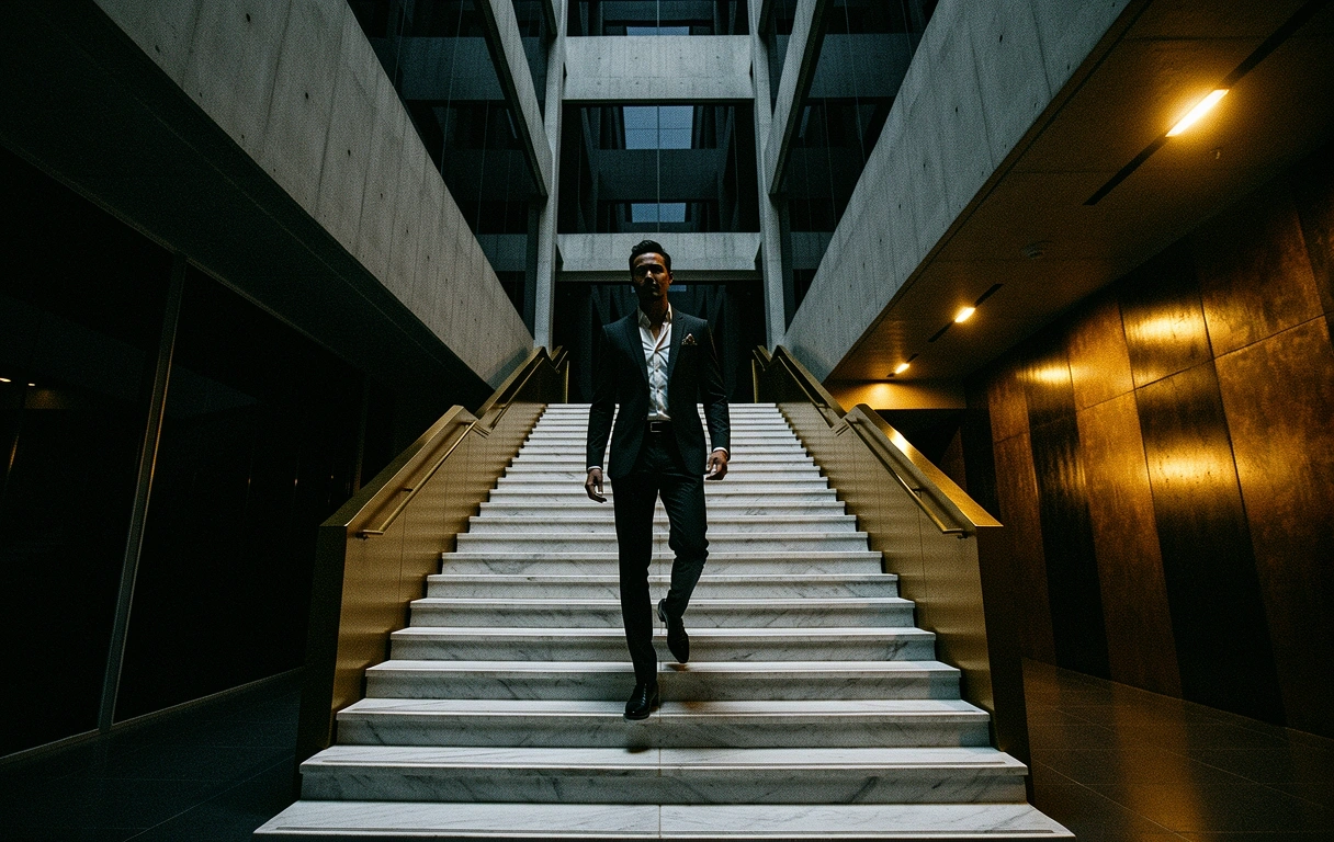 Professional path leadership concept